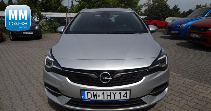 Opel Astra cena 52850 przebieg: 152221, rok produkcji 2020 z Pniewy małe 191